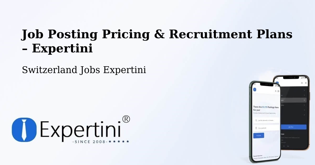Job Posting Pricing & Recruitment Plans – Flims - Flims, Switzerland Jobs Expertini